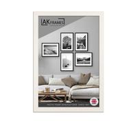 AK Frames Sleek 18X12" White Thin Modern Picture Frame - Slim And Design For Posters, Prints And Photos - Elegant Wall Frame Decor