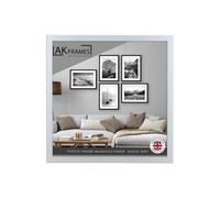 AK Frames Sleek 50X50Cm Silver Thin Modern Picture Frame - Slim And Design For Posters, Prints And Photos - Elegant Wall Frame Decor