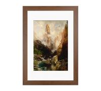 Ak Frames Walnut 70X50Cm Frame With 50X40Cm Mount And Perspex Front