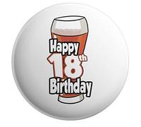 AK Giftshop Ale 18th Birthday Badge - Large Pin Badge 75mm / 3"