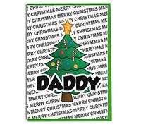 AK Giftshop Daddy Christmas Card Festive Tree Greeting Card