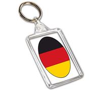 AK Giftshop Germany Flag Keyring - Gift - Birthday - Christmas - Stocking Filler - Secret Santa