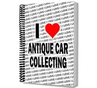 AK Giftshop I Love Antique Collecting A5 Notebook Writing Drawing Pad - Gift - Birthday - Christmas - Anniversary - Secret Santa - Coworker
