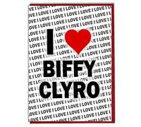 AK Giftshop I Love Biffy Clyro Greeting Card - Birthday Card - Ladies - Mens - Daughter - Son - Friend - Husband - Wife - Brother - Sister