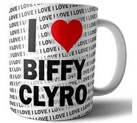 AK Giftshop I Love Biffy Clyro - Tea - Coffee - Mug - Cup - Birthday - Christmas - Gift