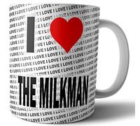 AK Giftshop I Love The Milkman - Tea - Coffee - Mug - Cup - Birthday - Christmas - Gift
