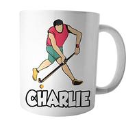 AK Giftshop Personalised Mug - Field Hockey - Gift - Birthday - Christmas - Stocking Filler - Secret Santa