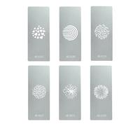 AK-GS2 6-Piece Gobo Set for Godox AK-R21 Projection Attachment - Laser-Cut Stainless Steel, Thermally Stable