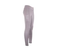 AK Horse Riding Tights for Women High Waisted Breathable Equestrian Breeches Full Seat Silicone Grip Stretch Riding Leggings (UK, Alpha, M, Regular, Regular, Steel Grey)