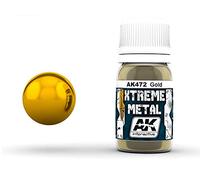 AK Interactive 30ml Extreme Metal Paints Gold # 472