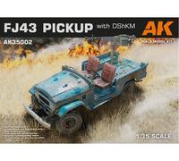 AK Interactive FJ43 Pickup 1:35 Scale Plastic Model Kit Truck Car