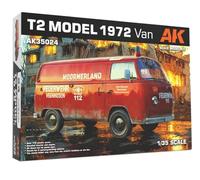 AK Interactive 35024 T2 Model 1972 Van 1:35 Model Kit