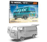AK Interactive 35025 T2 Model 1972 Commercial Van 1:35 Model Kit