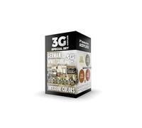 AK Interactive 3G Acrylic Paint Set - German WW2 Tank Interior Colors (AK11688)