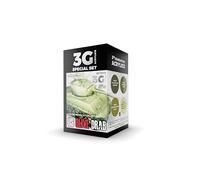 AK Interactive 3G Acrylic Paint Set - US Olive Drab Color Modulation Set (AK11643), Green