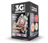 AK Interactive 3G Acrylic Wargame Color Paint Set - Visceral Malformations (AK1065), Purple