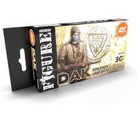 AK Interactive 3G DAK Soldier Uniform Paints - Plastic Modelling & Accessories Part Number AK-11628, Green
