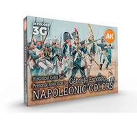 AK Interactive 3Gen AK11772 HISTORICAL COLOR SET: NAPOLEONIC COLORS - SIGNATURE SET ESPOSITO (18x17ml) - TABLETOP GAME - AGE 12+