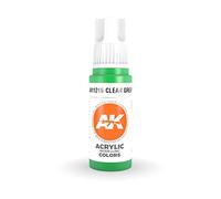 AK Interactive 3rd Gen Acrylic Clear Green 17ml