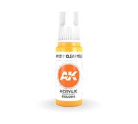 AK Interactive 3rd Gen Acrylic Clear Yellow 17ml
