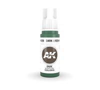 AK Interactive 3rd Gen Acrylic Dark Green Ink 17 ml