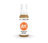 AK Interactive 3rd Gen Acrylic Golden Brown 17ml