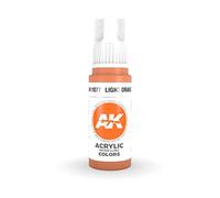 AK Interactive 3rd Gen Acrylic Light Orange 17ml