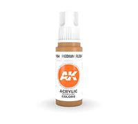 AK Interactive 3rd Gen Acrylic Medium Flesh Tone 17ml