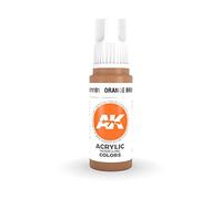 AK Interactive 3rd Gen Acrylic Orange Brown 17ml