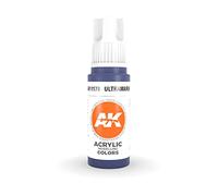 AK Interactive 3rd Gen Acrylic Ultramarine 17ml