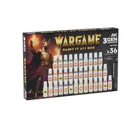 AK Interactive 3rd Gen Wargame Paint Set All IN One Box 36 Colors