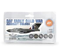 AK Interactive Acrylics 3Gen Aircraft Set AK11756 Early Cold War RAF Aircraft Colors Set 3G (8x17ml)