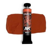 AK Interactive Acrylics Weathering Gouache Paint 20 ml, Medium Rust