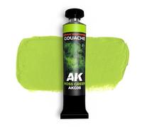 AK Interactive Acrylics Weathering Gouache Paint 20 ml, Moss Green