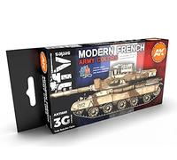 AK Interactive AFV Series 3G Acrylic Paint Set - Modern French Army Colors (AK11661)