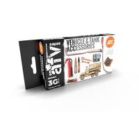 AK Interactive AFV Series 3G Acrylic Paint Set - Vehicle and Tank Accessories (AK11647), Red