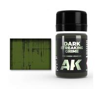 AK Interactive AK00024 Dark Streaking Grime 35ml,Green