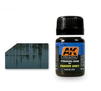 Ak interactive AK00069 Wash 35 ml Tank Grey Streaking Grime