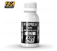 AK Interactive AK00759 White Primer Microfiller 100 ml