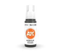AK Interactive 3rd Gen Acrylic Black Green 17ml