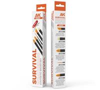 AK Interactive AKB101 Survival Weathering Paint Brushes Set (5 Paint Brushes)