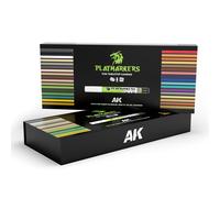 AK Interactive AKM150 Special Box Playmarkers Set - 34 Weathering Markers