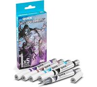 AK Interactive AKMQ102 AK Quick Marker Revenant 5 Color Set Model Water Based Markers