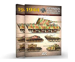 AK-Interactive Book AK916 1944 German Armour in Normandy Camouflage Profile Guide (112 Pages) (English) (AK-AK916)