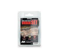 AK Interactive Enamel Liquid Pigment Urban Set (Pack of 3)