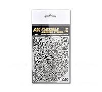 AK Interactive - Flexible Air Brush Stencil (1/20 1/24 1/35)