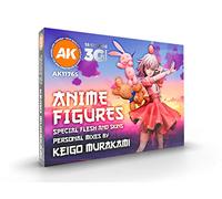 AK Interactive Keigo Murakami AK11765 3G Acrylic Paint Kit - Anime Figures Specials Flesh & Skins Black