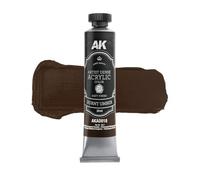AK Interactive Matt Finish Dense Acrylics Color 20 ml, Burnt Umber