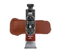 AK Interactive Matt Finish Dense Acrylics Color 20 ml, Oxide Red