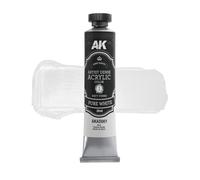 AK Interactive Matt Finish Dense Acrylics Color 20 ml, Pure White